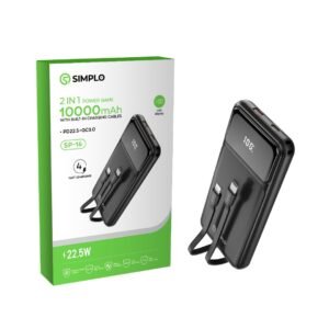 SIMPLO 10,000mAh Power Bank (SP-16) - 22.5W Fast Charging